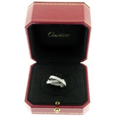 CARTIER 'Trinity' Diamond White Gold Eternity Ring