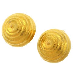 ILIAS LALAOUNIS Button Style Earrings