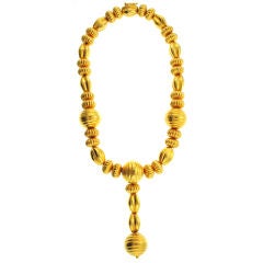 LALAOUNIS Chunky Beaded 'Y' Necklace