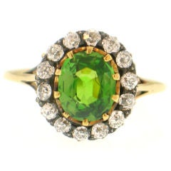 Antique Victorian Demantoid Ring