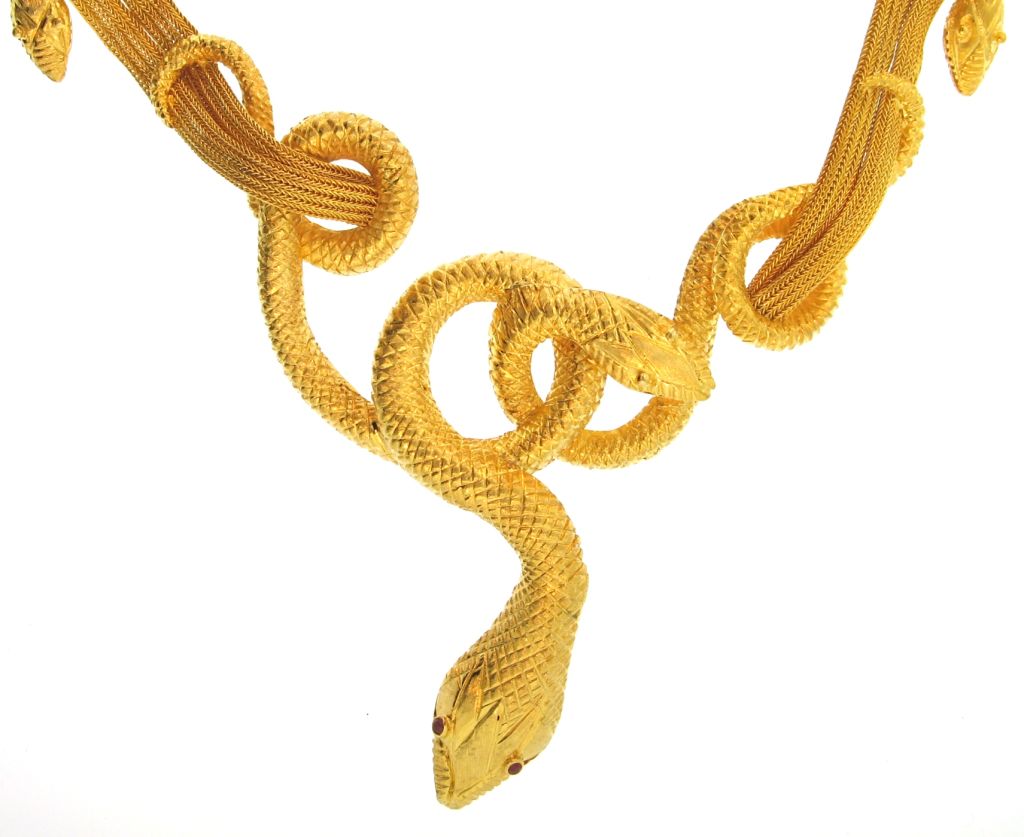 LALAOUNIS Snake Necklace