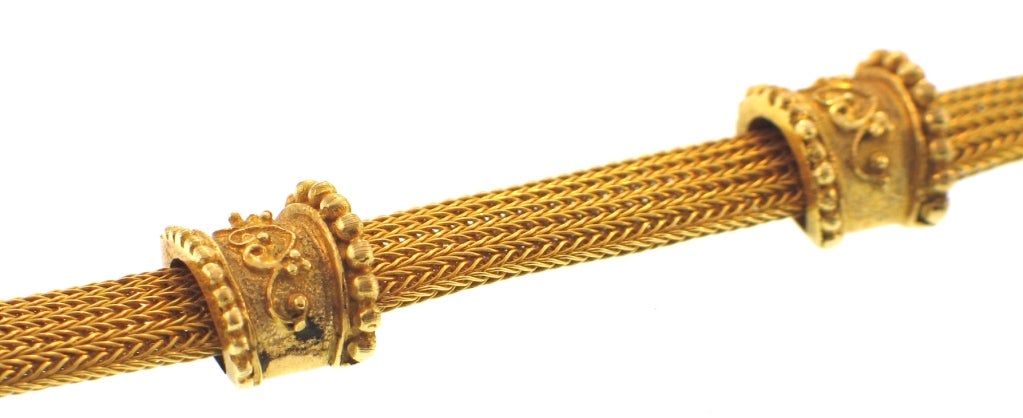 Greek Designer ZOLATAS Gold Ram's Head Necklace 1