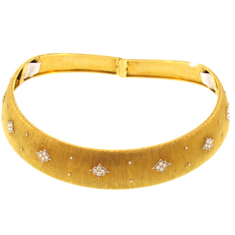 Buccellati Diamond Collar Necklace