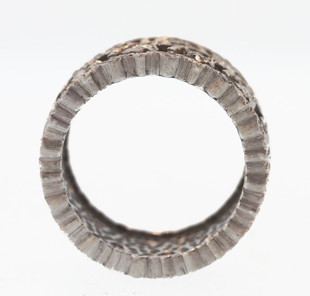 Women's Buccellati Diamond White Gold Ring