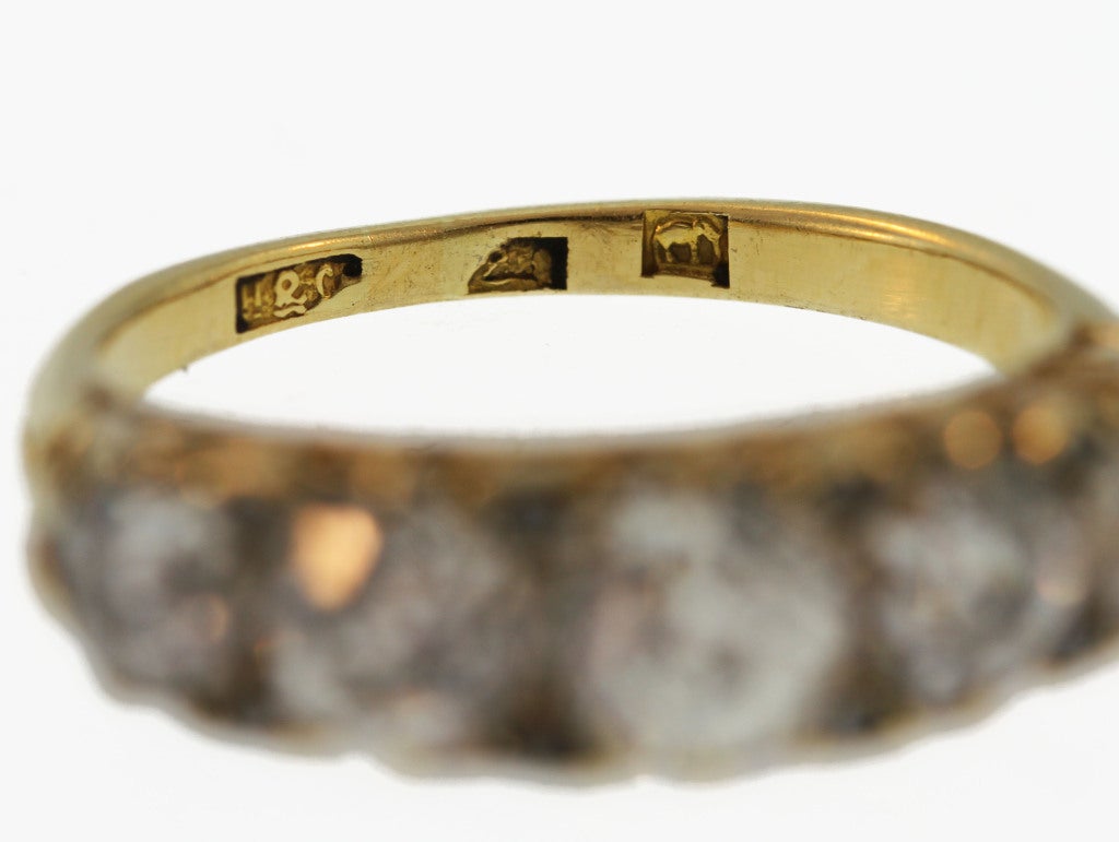 Women's Edwardian Diamond Gold Ring