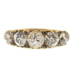 Vintage Edwardian Diamond Gold Ring