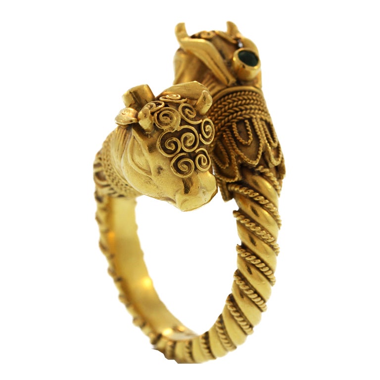 Zolotas Gold Bypass Ring