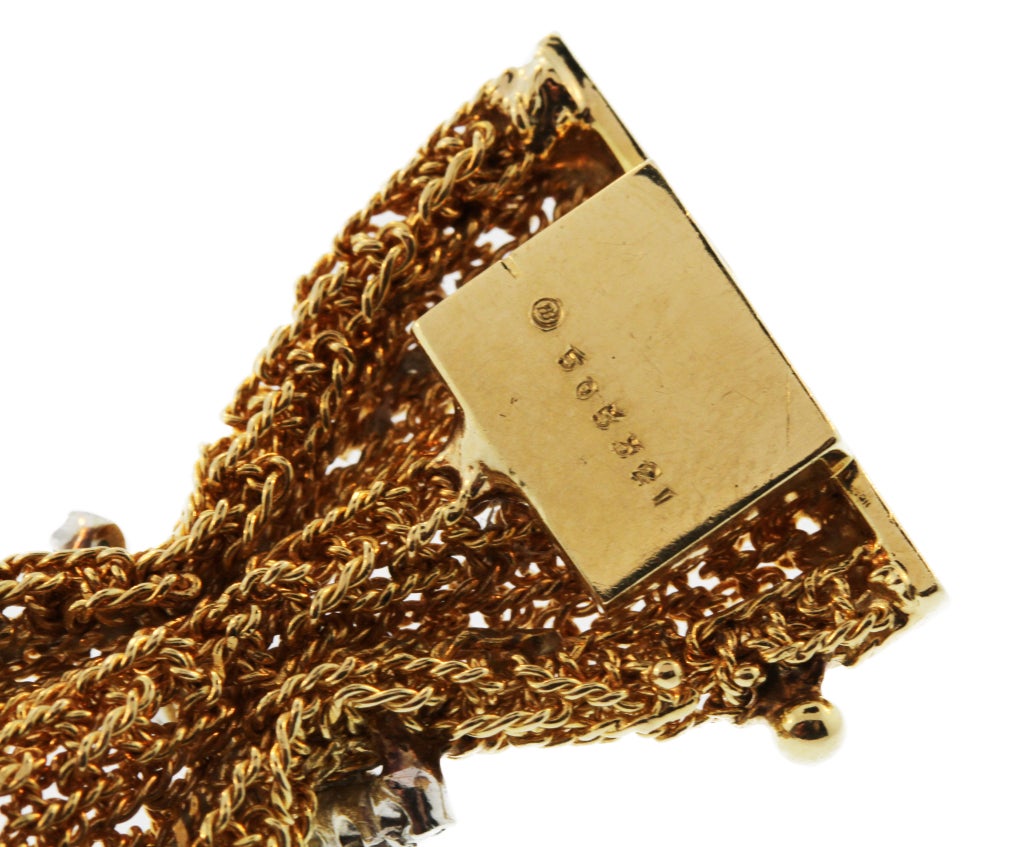 Oscar Heyman Diamond and Gold Bracelet 1