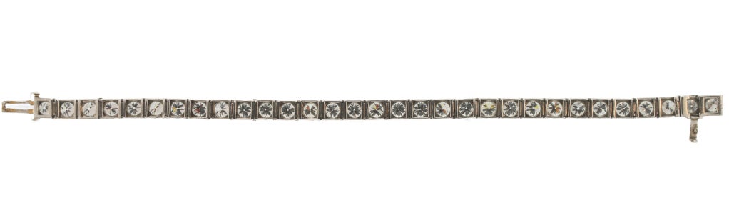 Women's J.E. Caldwell & Co. Diamond and Platinum Bracelet