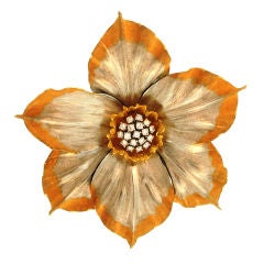 Buccellati Flower Pin
