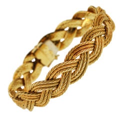   Buccellati Gold Rope Twist Bracelet