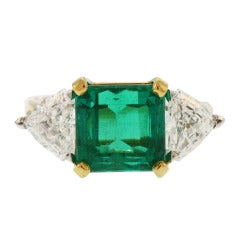 Oscar Heyman & Brothers Emerald and Diamond Ring