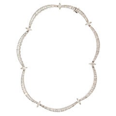 Harry Winston Diamond Platinum Necklace