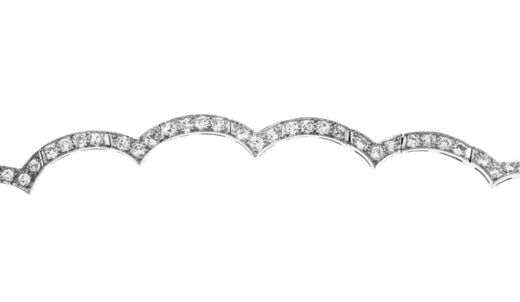 Edwardian Colored Diamond Necklace In Good Condition In Atlanta, GA
