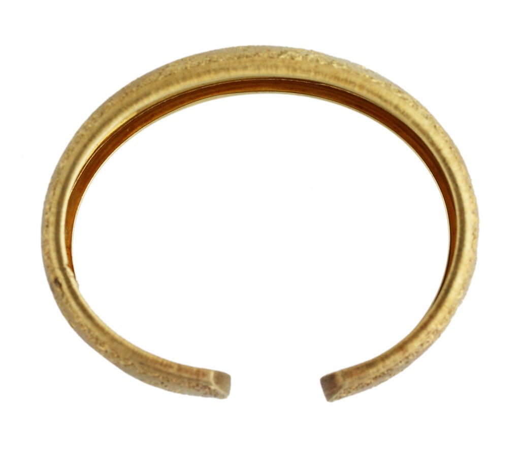Women's 1960s Mario Buccellati Gold Cuff Bracelet