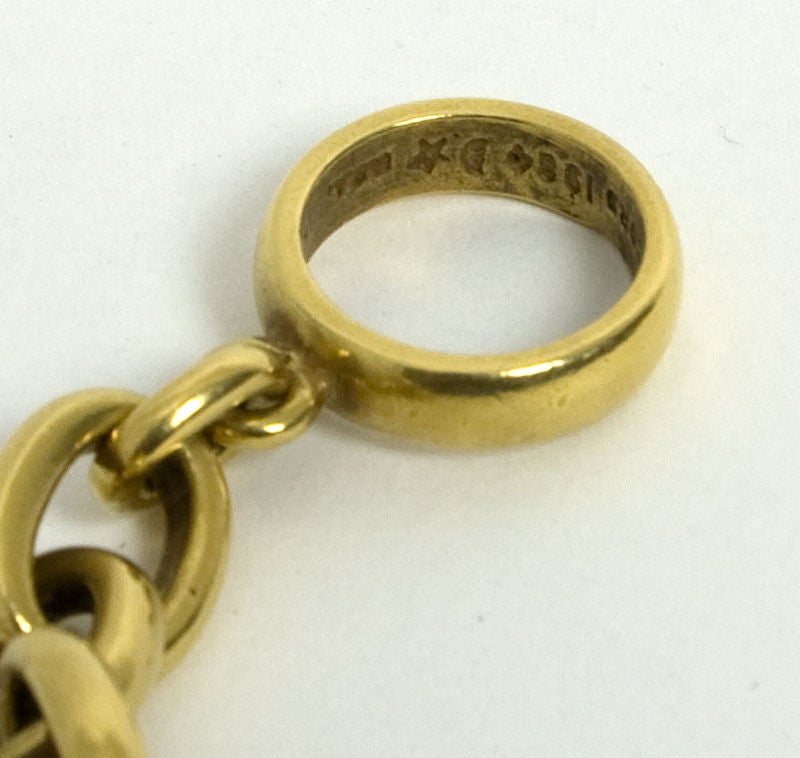 Women's or Men's Kieselstein-Cord Gold Chain Necklace