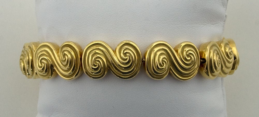 Tiffany Gold Bracelet and Earrings 3