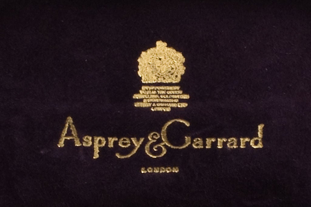 Women's Asprey and Garrard Diamond Gold Earrings