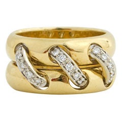 Gold Band with Diamonds 4
