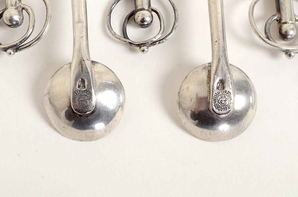 Women's or Men's William Spratling Silver Iced Tea Spoons