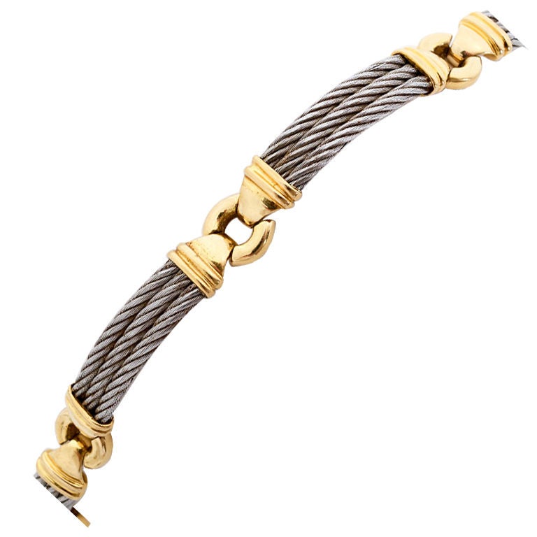 CHARRIOL Gold and Stainless Steel Bracelet