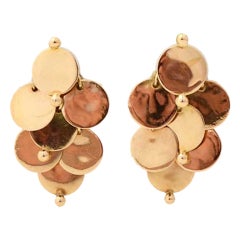 WILLIAM SPRATLING Gold Dangle Earrings 12