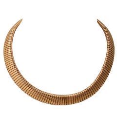 Retro Snake Link Necklace 10