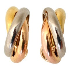 Retro CARTIER Classic Trinity Earrings