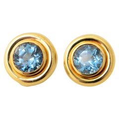 Paloma Picasso Blue Topaz Earrings