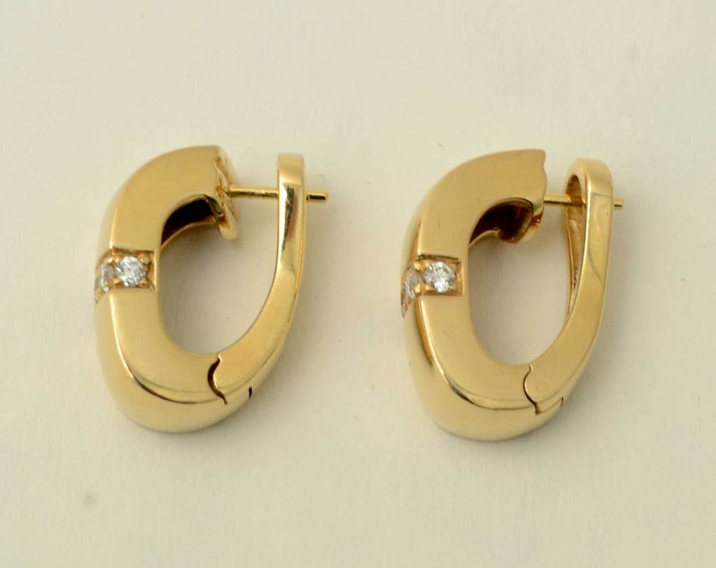 MAUBOUSSIN Gold- und Diamant-Ohrringe (Zeitgenössisch) im Angebot