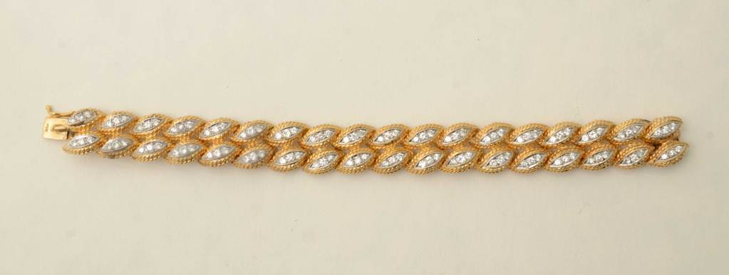 Women's Diamond and Gold Bracelet