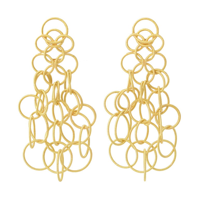 Buccellati Hawaii Gold Earrings