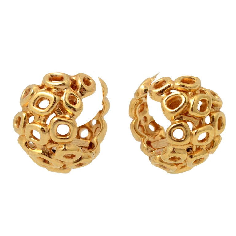 PALOMA PICASSO Huge Gold Earrings