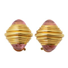 Boucheron Pink Sapphire Earrings