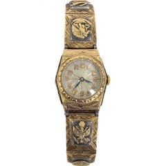 Vintage Gold and Silver Wristwatch from estate of Roy Rogers, King of the Cowboys