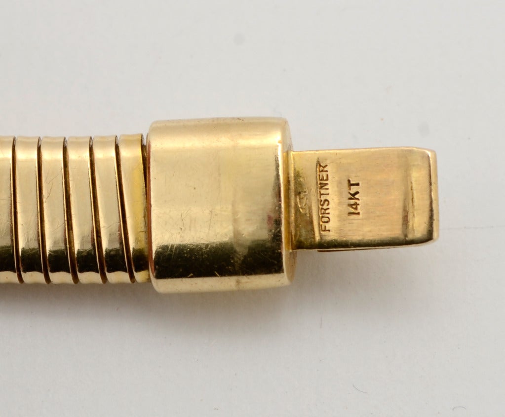 Forstner Retro Gold Kropfband im Zustand „Neu“ in Darnestown, MD
