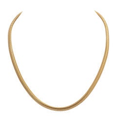 Tiffany Gold Snake Chain