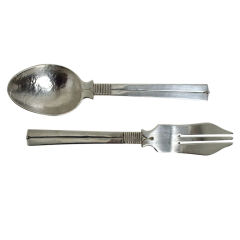 William Spratling Sterling Salad Servers