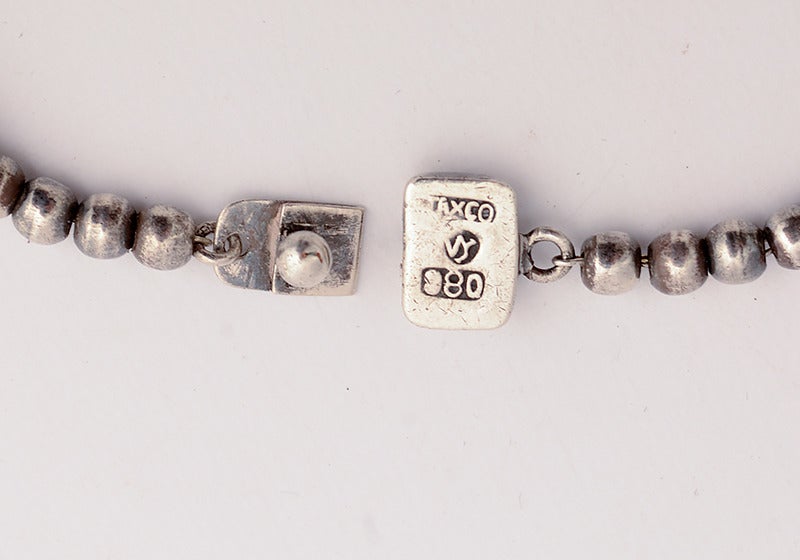 William Spratling Silber Perlen im Zustand „Hervorragend“ in Darnestown, MD