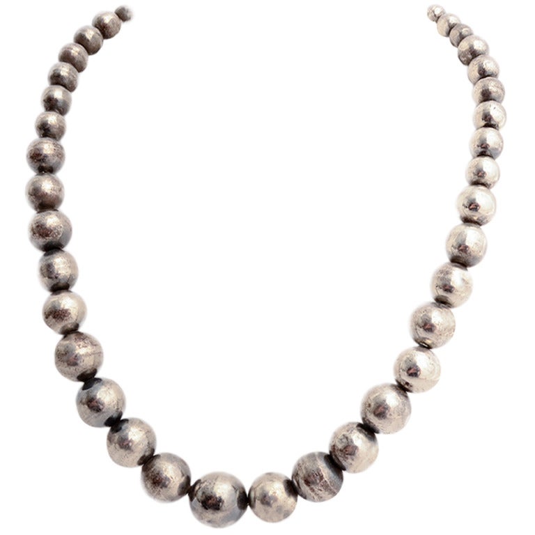 William Spratling Silver Beads