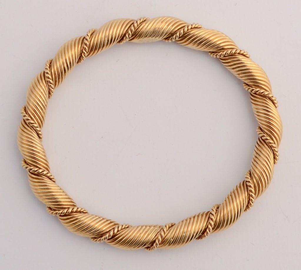 Van Cleef & Arpels Gold Bangle Bracelet