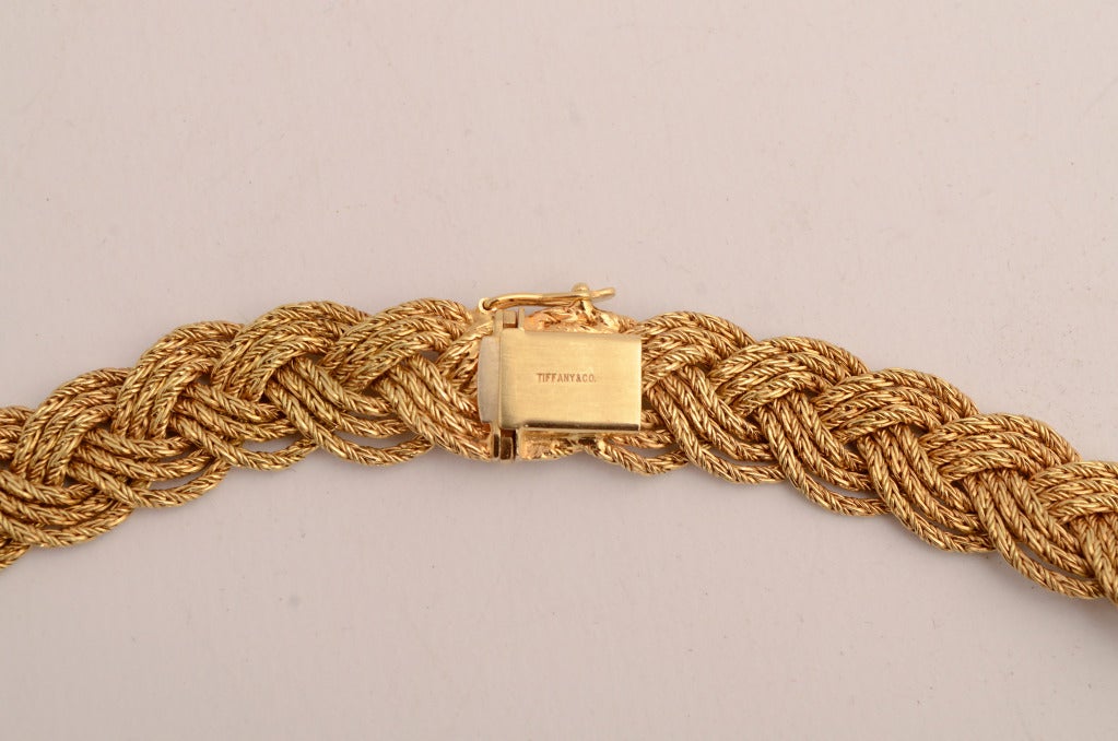 Women's Tiffany & Co. Braided Ropes Gold Necklace