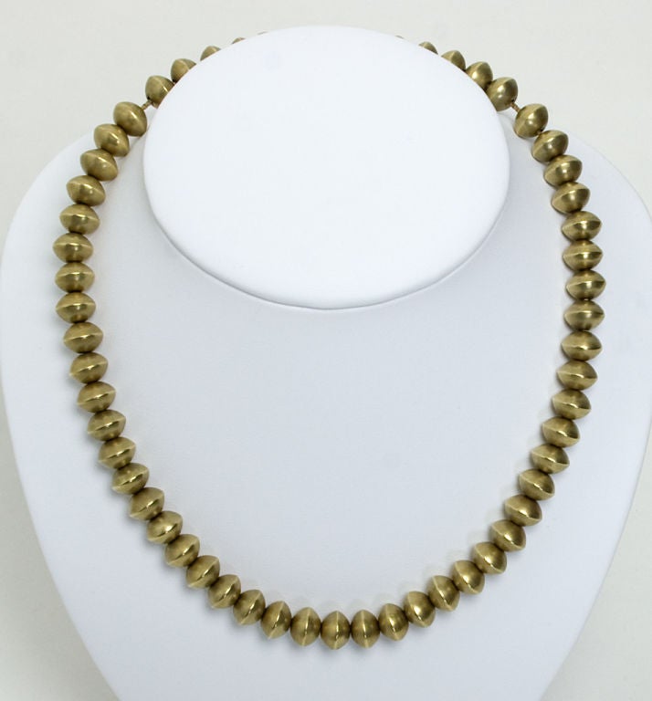 Women's Kieselstein- Cord Gold Beads
