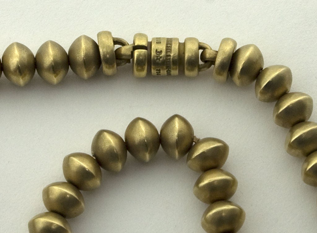 Kieselstein- Cord Gold Beads 1