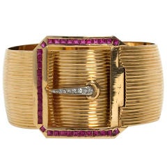 Retro Gold Buckle Bracelet Retro Gold Buckle Bracelet