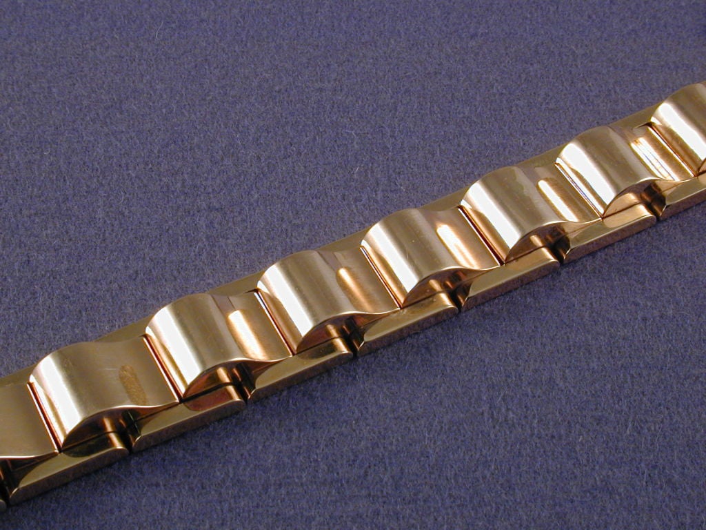 French Retro Wave Tank Bracelet