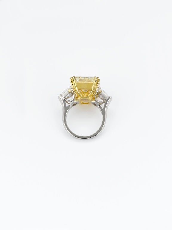 Contemporary Natural Fancy Yellow Diamond,  20.05 carat