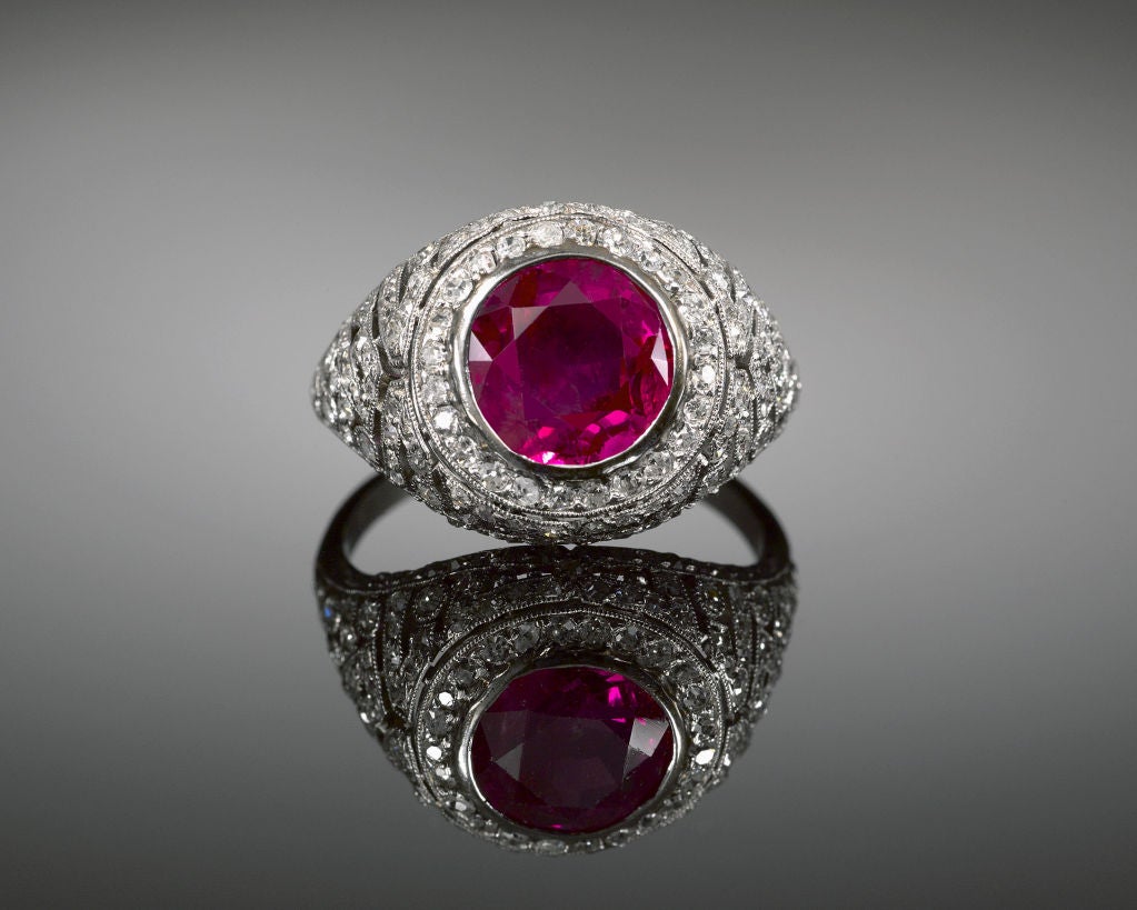 Edwardian Burma Ruby Ring 1
