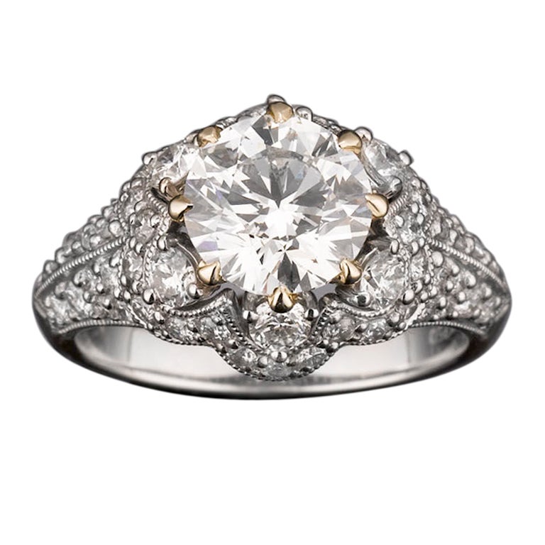 Antique-Style Diamond Ring