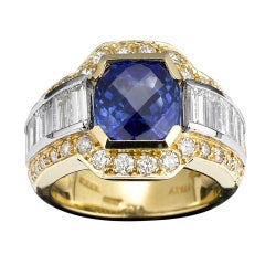 Sapphire & Diamond Ring